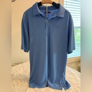 Callaway Blue Golf Polo Shirt Men’s Size Large Performance Short Sleeve